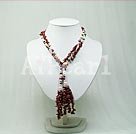 Wholesale pearl gem necklace