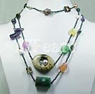 Wholesale multi-gem necklace