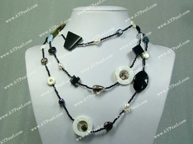 multi-gem necklace