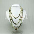 Wholesale pearl gem necklace