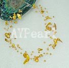 Wholesale dyed pearl necklace