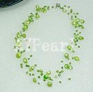 Wholesale dyed pearl necklace