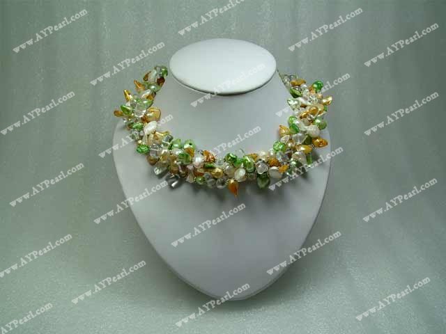 Pearl Crystal Necklace