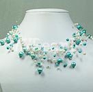 Wholesale dyed pearl necklace