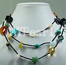 Wholesale Gemstone Jewelry-multi-gem necklace