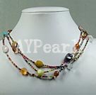 Wholesale Gemstone Necklace-multi-gem necklace