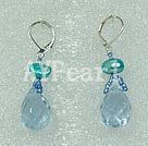 pearl crystal earring