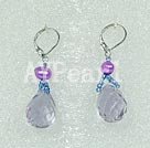 pearl crystal earring