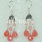 Wholesale cherry quartz earring