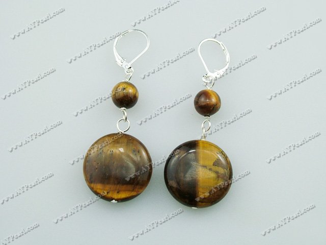 tiger eye earring