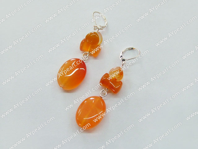 boucle d'oreille en agate