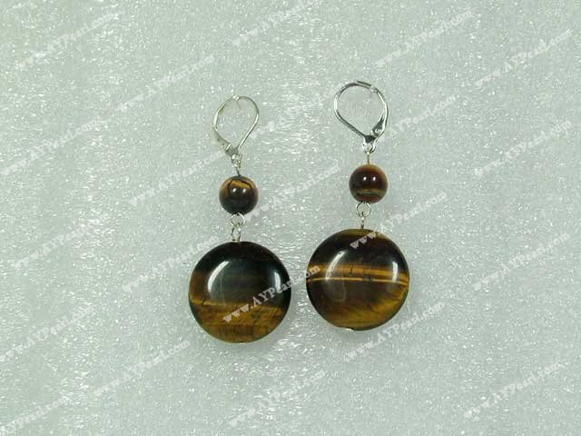 tiger eye earring