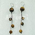 Wholesale earring-tiger eye earring