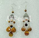 Wholesale earring-tiger eye crystal earring