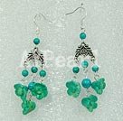 boucle d'oreille turquoise