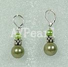 pearl sea shell bead earring