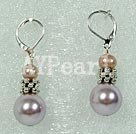 pearl sea shell bead earring