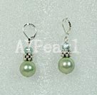 pearl sea shell bead earring