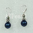 pearl sea shell bead earring