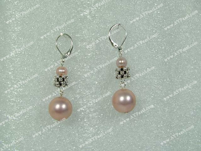 pearl sea shell bead earring