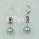 Wholesale earring-pearl sea shell bead earring