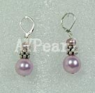 perle coquillage perles boucle d'oreille