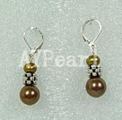 pearl sea shell bead earring