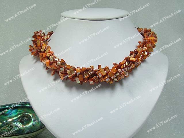 Wholesale Shell Jewelry-dyed shell necklace