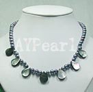 Wholesale pearl shell necklace