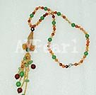 Wholesale morning glory agate necklace