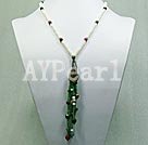 pearl indian agate necklace