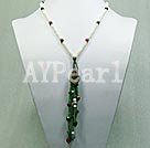 pärla indian agat halsband