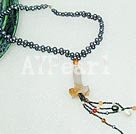 agate pearl necklace