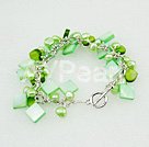 Discount dyed pearl shell bracelet
