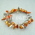 Wholesale dyed pearl bracelet