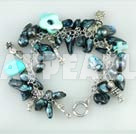 Wholesale dyed pearl shell bracelet