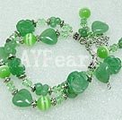 Wholesale aventurine crystal cat's eye bracelet