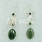 Wholesale Gemstone Earrings-pearl gem earring