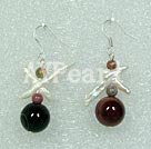 Wholesale agate pearl earring