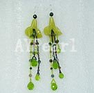 jade crystal earrings