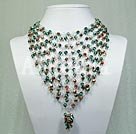 colored crystal necklace