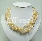 citrine pearl necklace