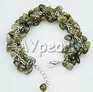 green rutile quartz bracelet