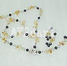 black pearl citrine set