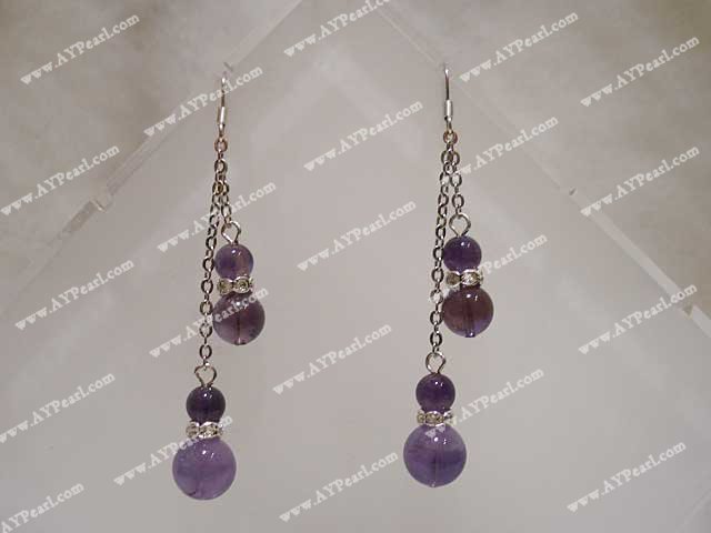 amethyst earring