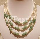 aventurine pearl necklace