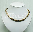 golden coral necklace