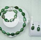 Wholesale aventurine pearl set