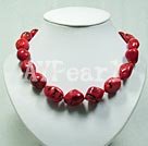 coral necklace