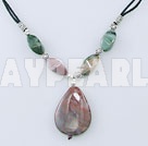 indian agate gem necklace